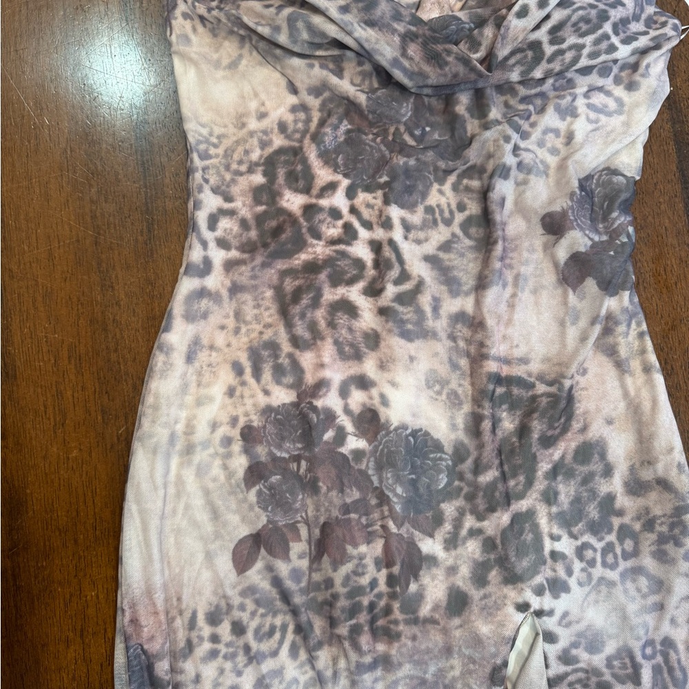 Fashion Nova Leopard Print Dress